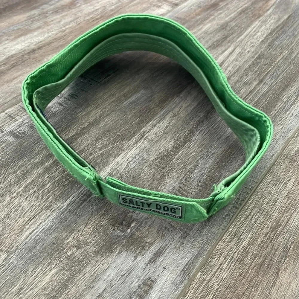 The Salty Dog green youth visor
